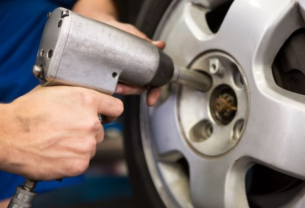 Greasing the Hammer Mechanism on Central Pneumatic