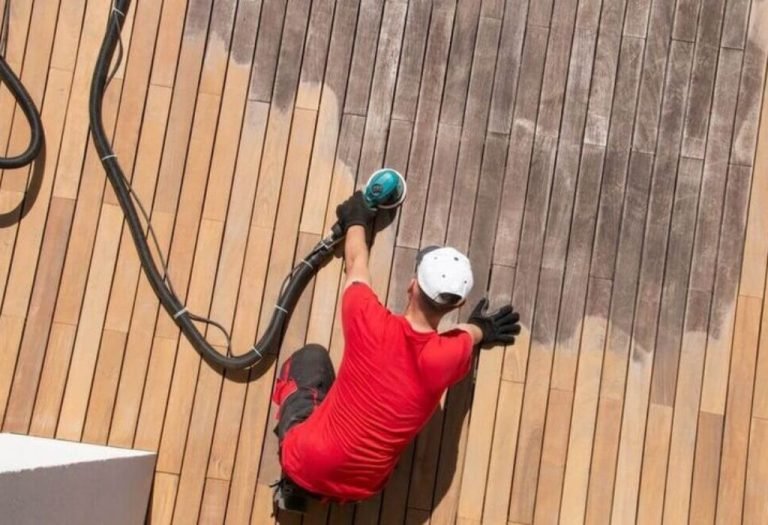 How Long After Power Washing Can You Sand a Deck?