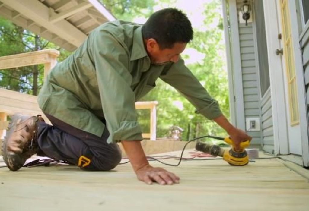 What Does It Mean to Power Sand a Wood Deck?